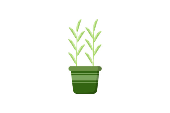 Beauty Tropical Illustrations Floral Pot Graphics for Modern Publishing
