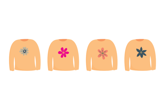 Floral Design Long Shirt Review for Graphics and Illustrations
