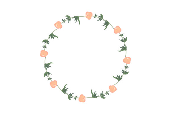Frame Floral Elegance Graphics for Handmade Illustrations