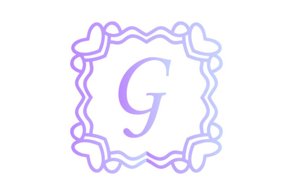 Monogram Spring Floral Illustration Cool: Graphics and Freebies for Branding