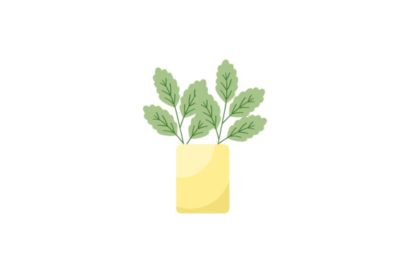 Nature Floral Houseplant Design for Graphics and Illustrations